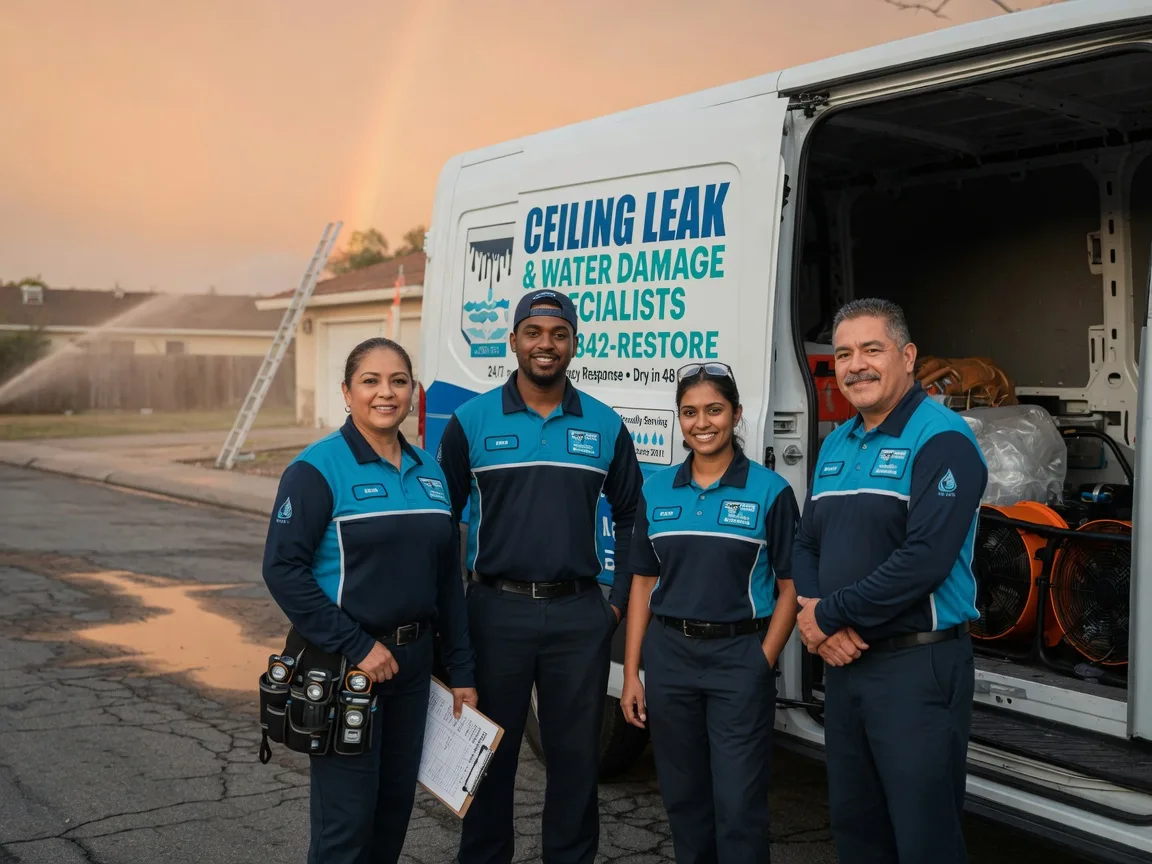 Ceiling Leak Cleanup company in Scroggins, TX